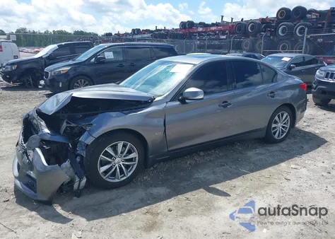 2017 Infiniti Q50 3.0T Premium z USA, uszkodzony, nr VIN JN1EV7AR7HM836764